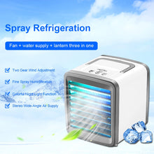 Load image into Gallery viewer, Air Conditioner Air Cooler Mini Fan Portable Airconditioner For Room Home Air Cooling Desktop Usb Charging Air Conditioning Fan