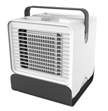 Load image into Gallery viewer, Air conditioner Mini USB Air cooler Portable Arctic Air Conditioners Room Cooling 7 Colors LED Light Cooler Small Table Fans