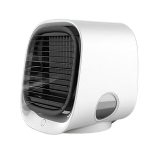 USB Mini Air Cooler Fan Air Cooling Conditioner with Night Light Portable Humidification Desktop Air Cooler Multifunction Summer